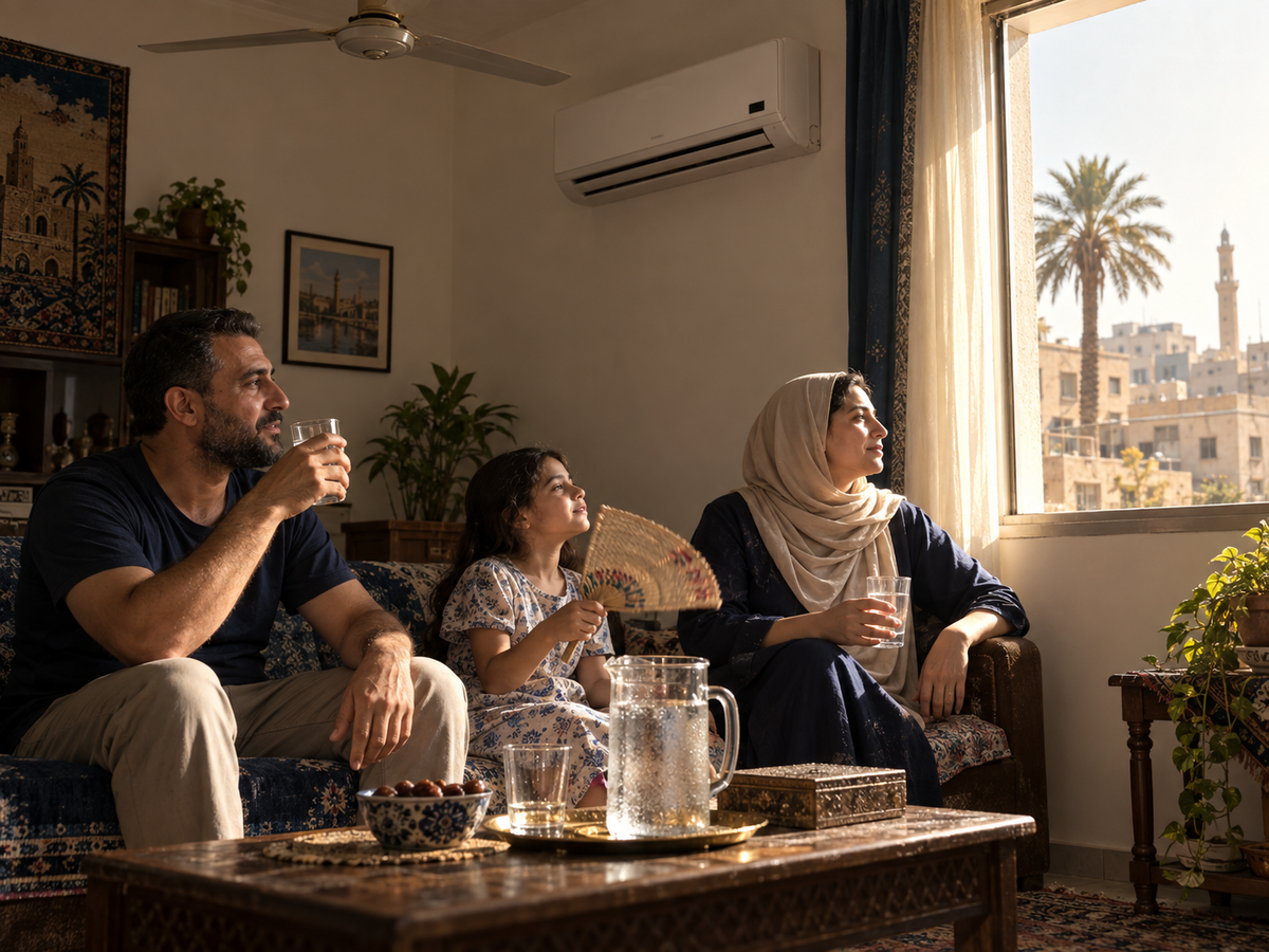 Summer conditions in Iraq